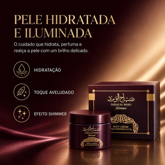 Body Cream 90g Sabah Al Ward Shimmer Isabelle La Belle