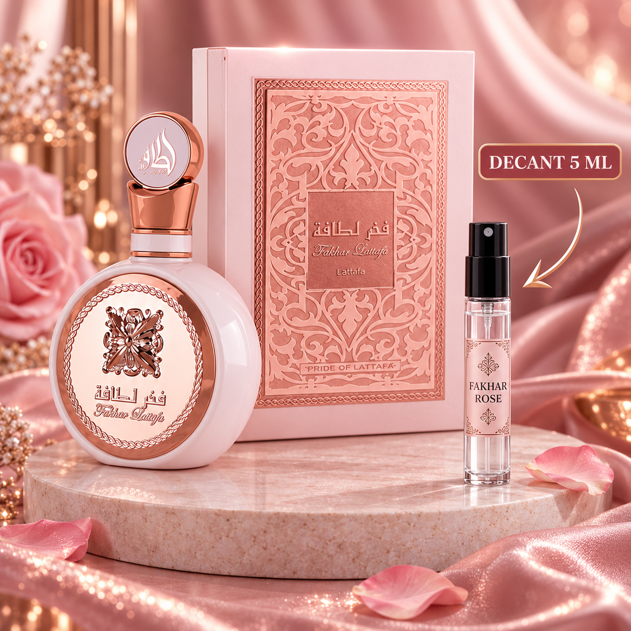 Decant Fakhar Rose Lattafa 5ml