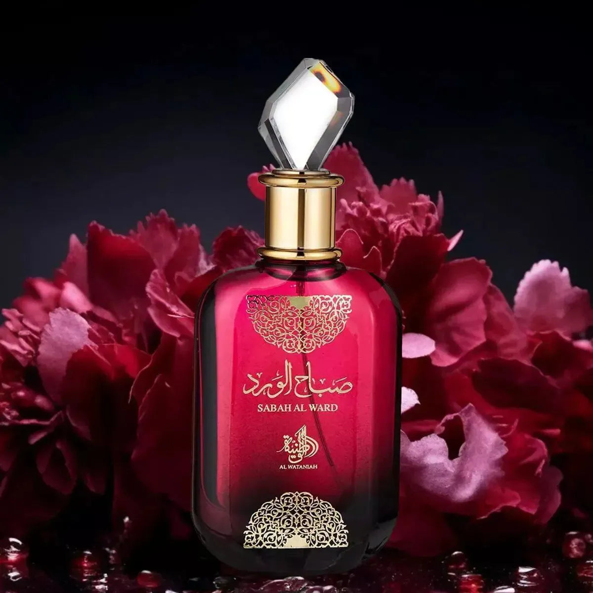 Al Wataniah Sabah Al Ward Feminino Eau de Parfum 100ml - Rosa Matinal