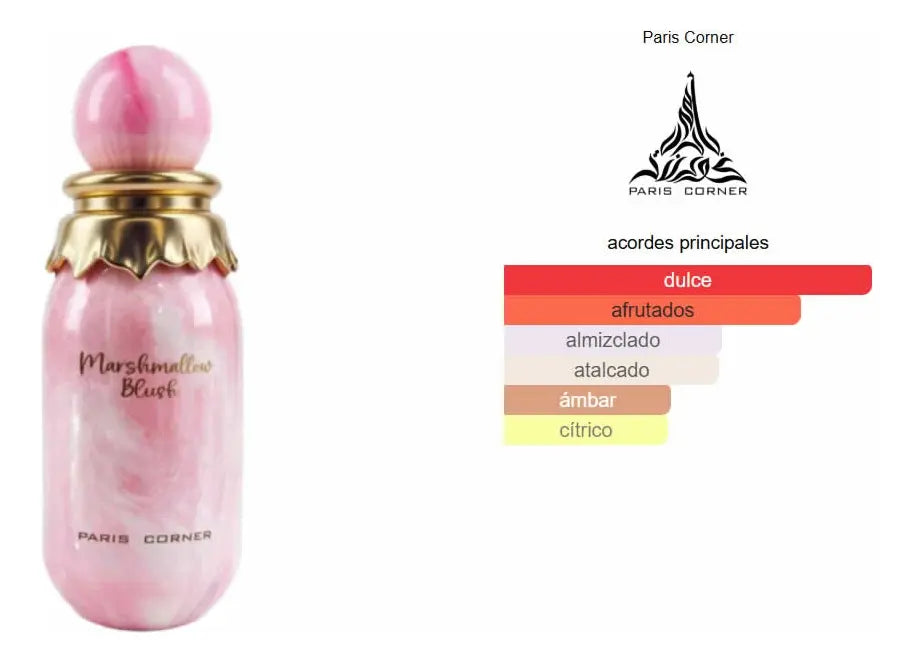 Perfume Paris Corner Marshmallow Blush Feminino Eau de Parfum 100ml