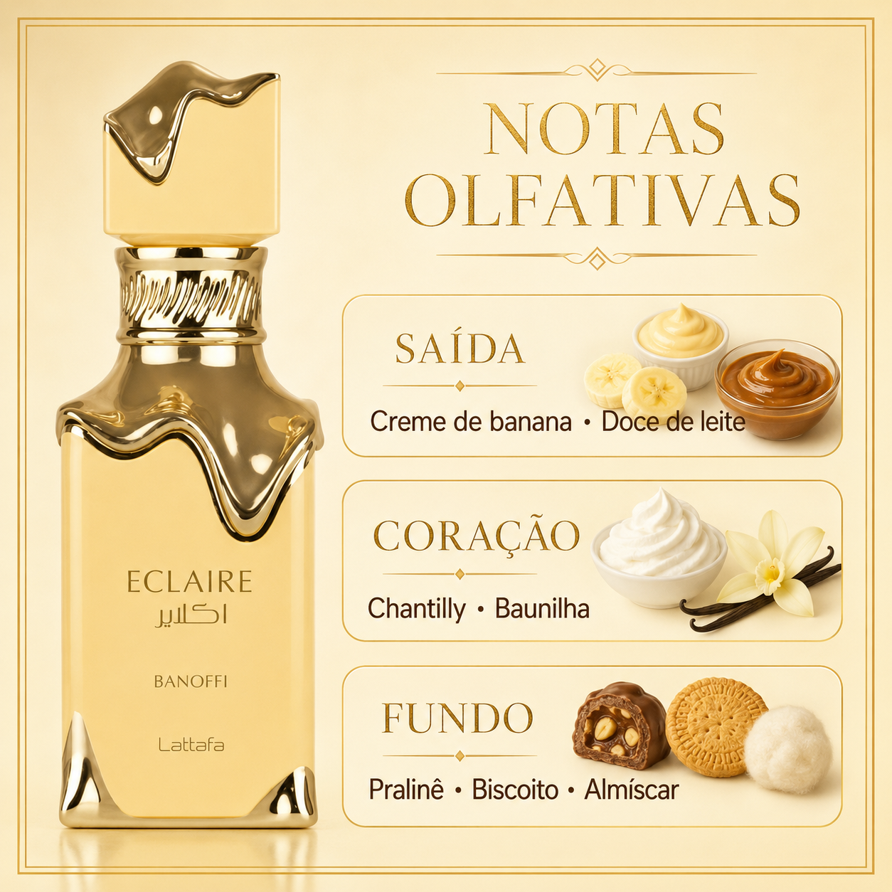 Eclaire Banoffi Lattafa Eau de Parfum 100ml