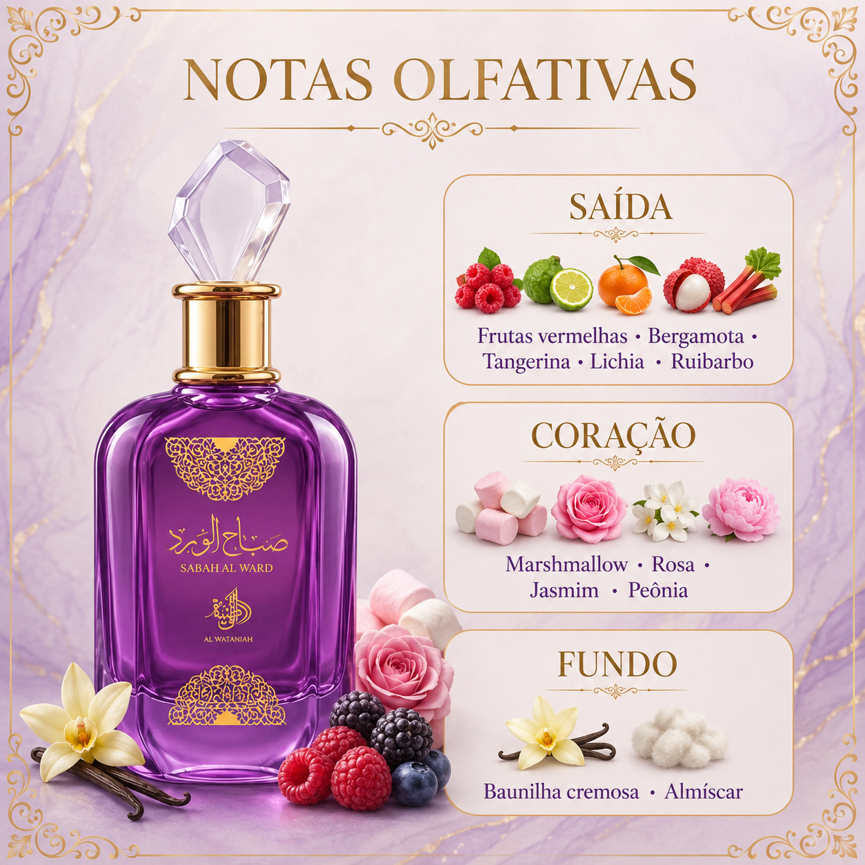 Sabah Al Ward Delilah Al Wataniah Eau de Parfum 100ml