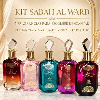 Kit Coleção Sabah Al Ward – Al Wataniah (5 perfumes 100ml)