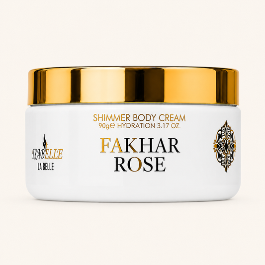 Body Cream 90g Fakhar Rose Shimmer Isabelle La Belle