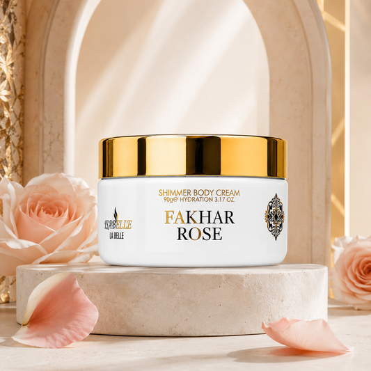 Body Cream 90g Fakhar Rose Shimmer Isabelle La Belle