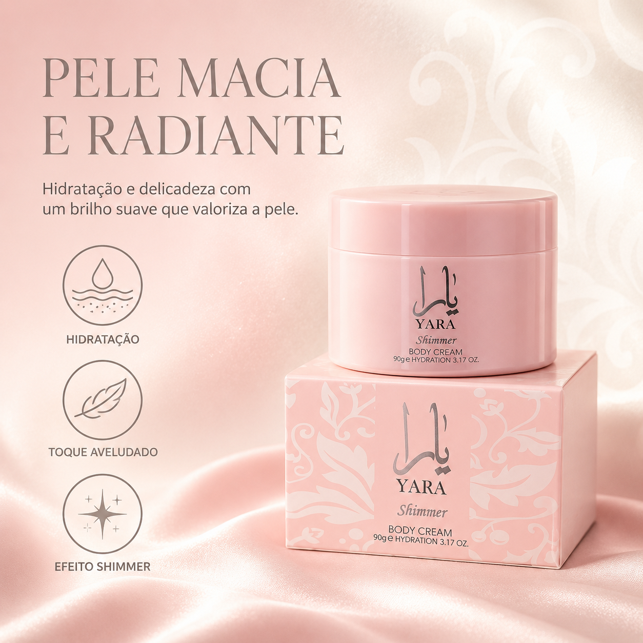 Body Cream 90g Yara Shimmer Isabelle La Belle