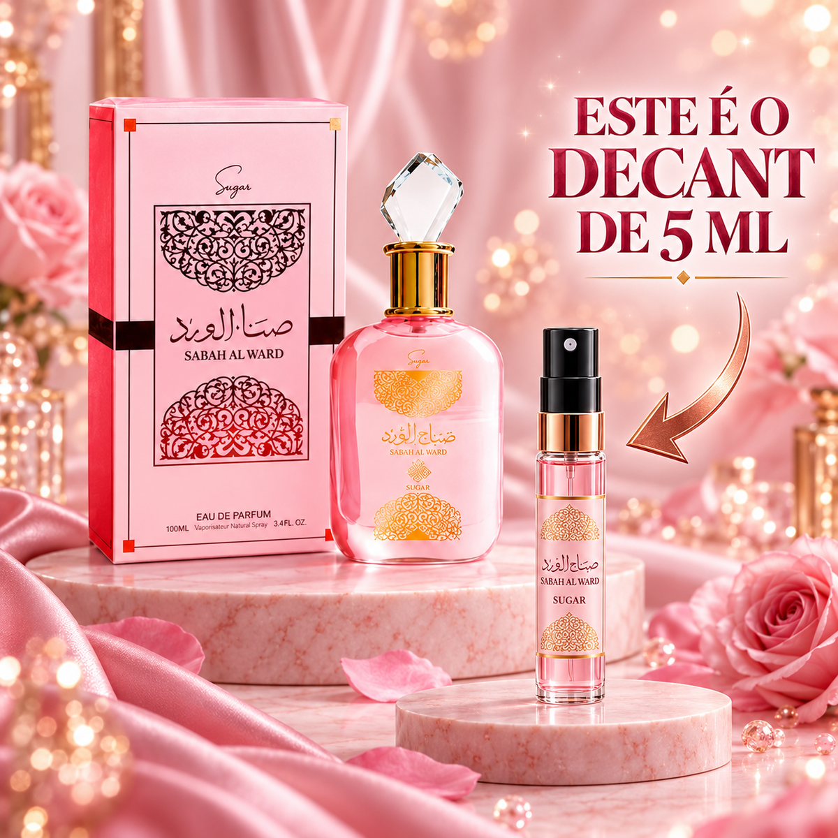 Decant Sabah Al Ward Sugar Al Wataniah 5ml