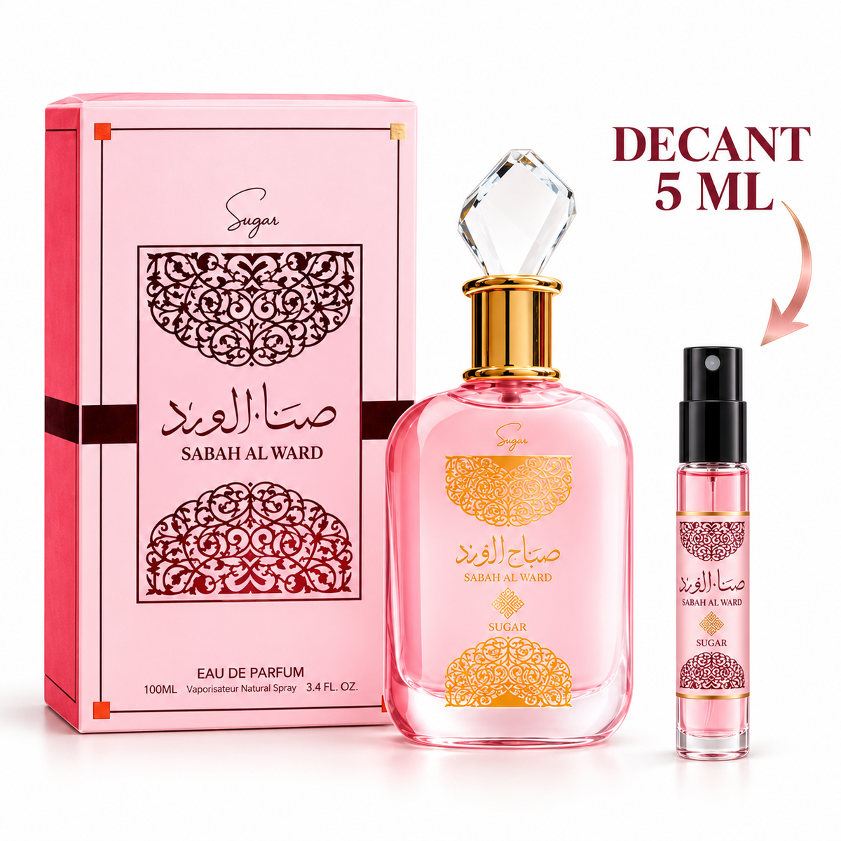 Decant Sabah Al Ward Sugar Al Wataniah 5ml