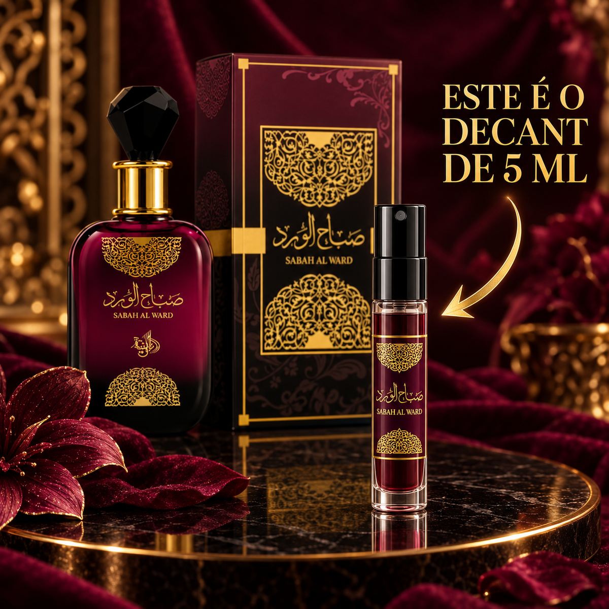 Decant Sabah Al Ward Al Wataniah 5ml