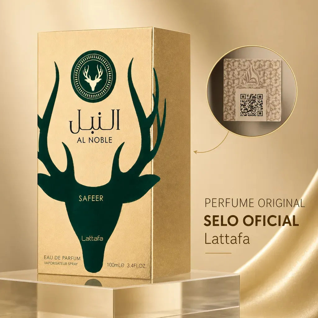 Lattafa Al Noble Safeer Perfume Masculino Eau de Parfum 100ml