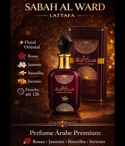 Perfume Árabe Sabah Al Ward Al Wataniah Eau De Parfum Feminino